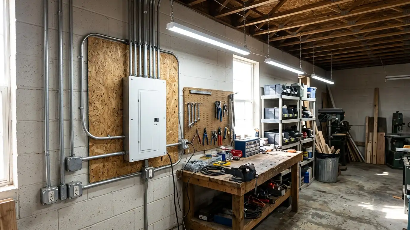 Power, Lighting and Comfort for Workshops and Studios