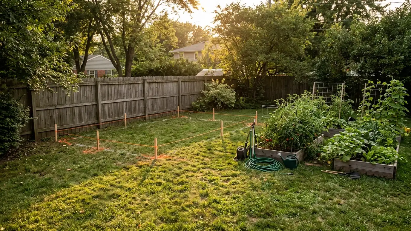 Where to Put a Shed or Garage on Your Lot