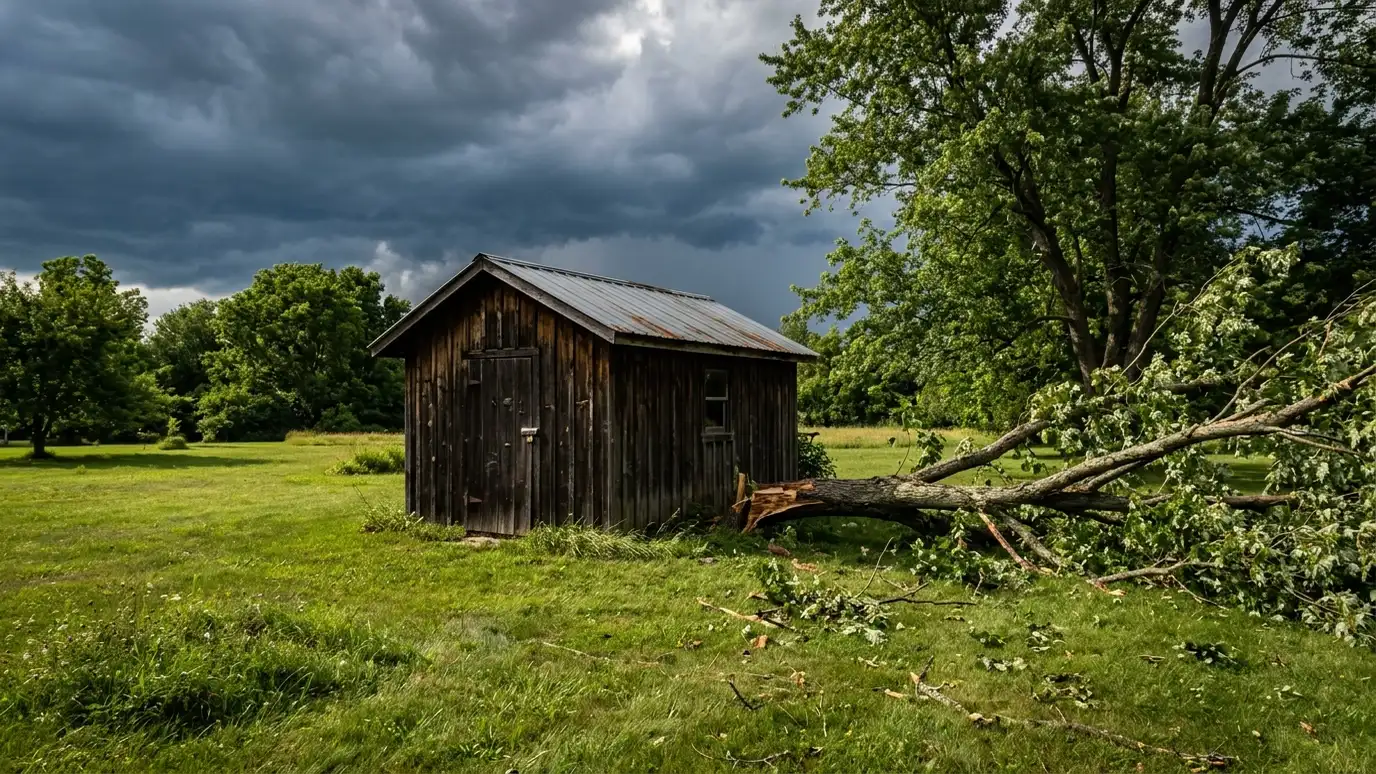 Preparing Outbuildings for Wind, Hail and Heavy Rain