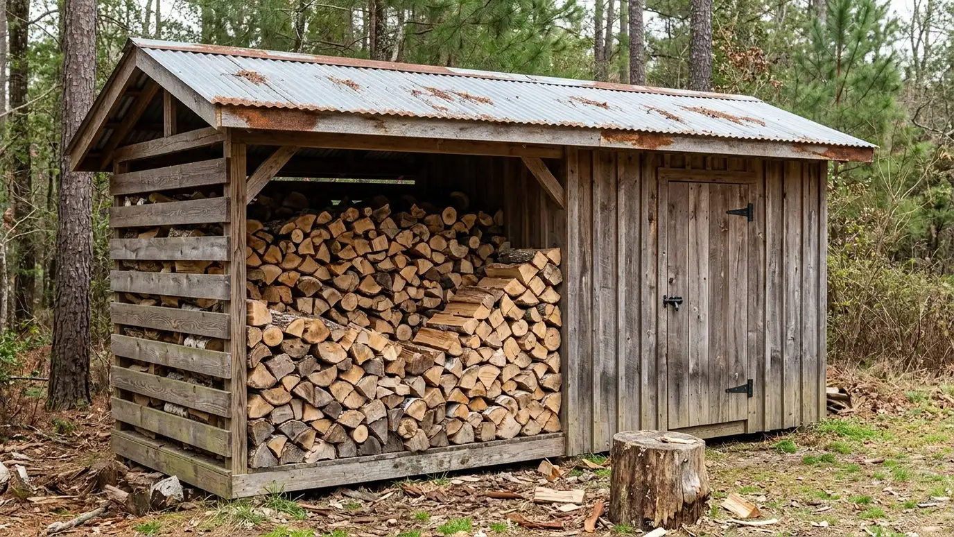 Firewood and Seasonal Storage Sheds in Nashville and Middle Tennessee