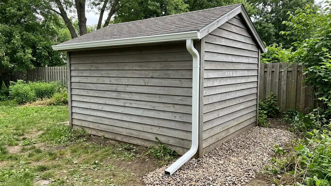 Gutters and Downspout Installation | Music City Shed Gutters and Downspout Installation in Nashville and Middle Tennessee