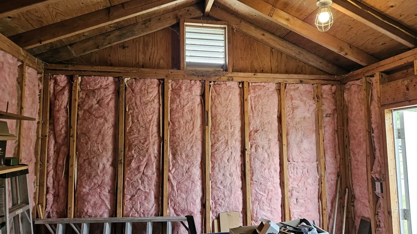 Insulation and Ventilation | Music City Shed Insulation and Ventilation in Nashville and Middle Tennessee