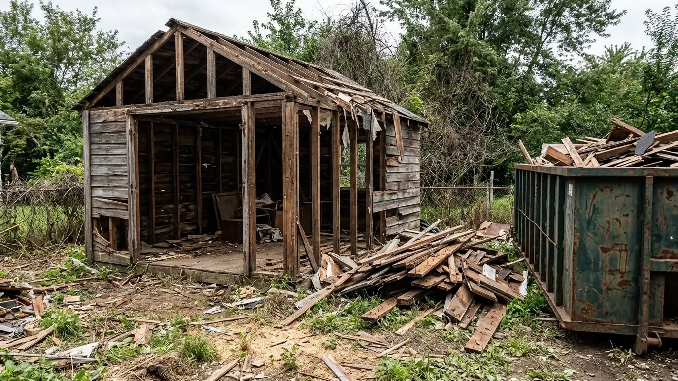 Old Shed Demolition and Removal in Nashville and Middle Tennessee