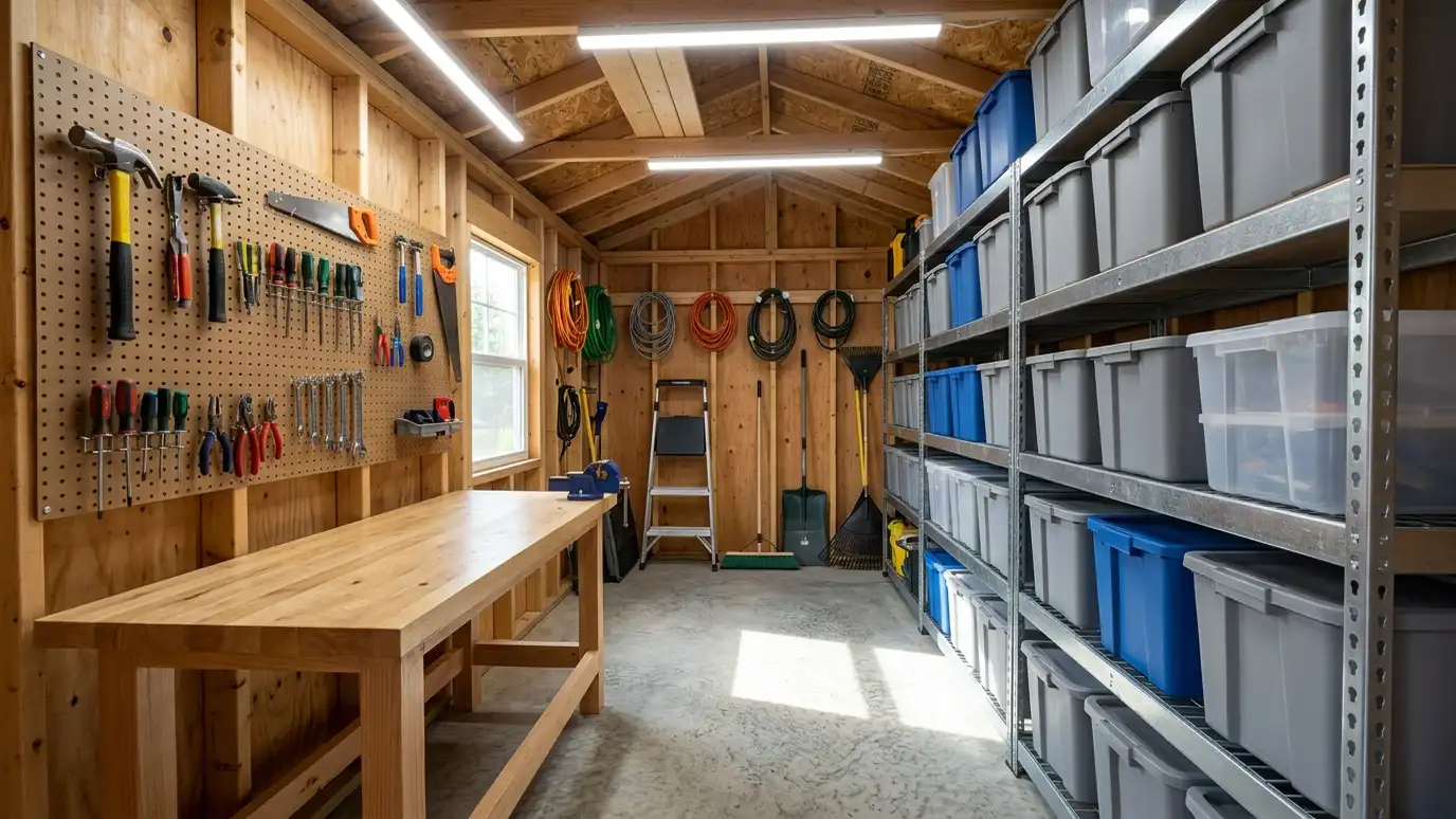 Shelving and Storage Systems | Music City Shed Shelving and Storage Systems in Nashville and Middle Tennessee