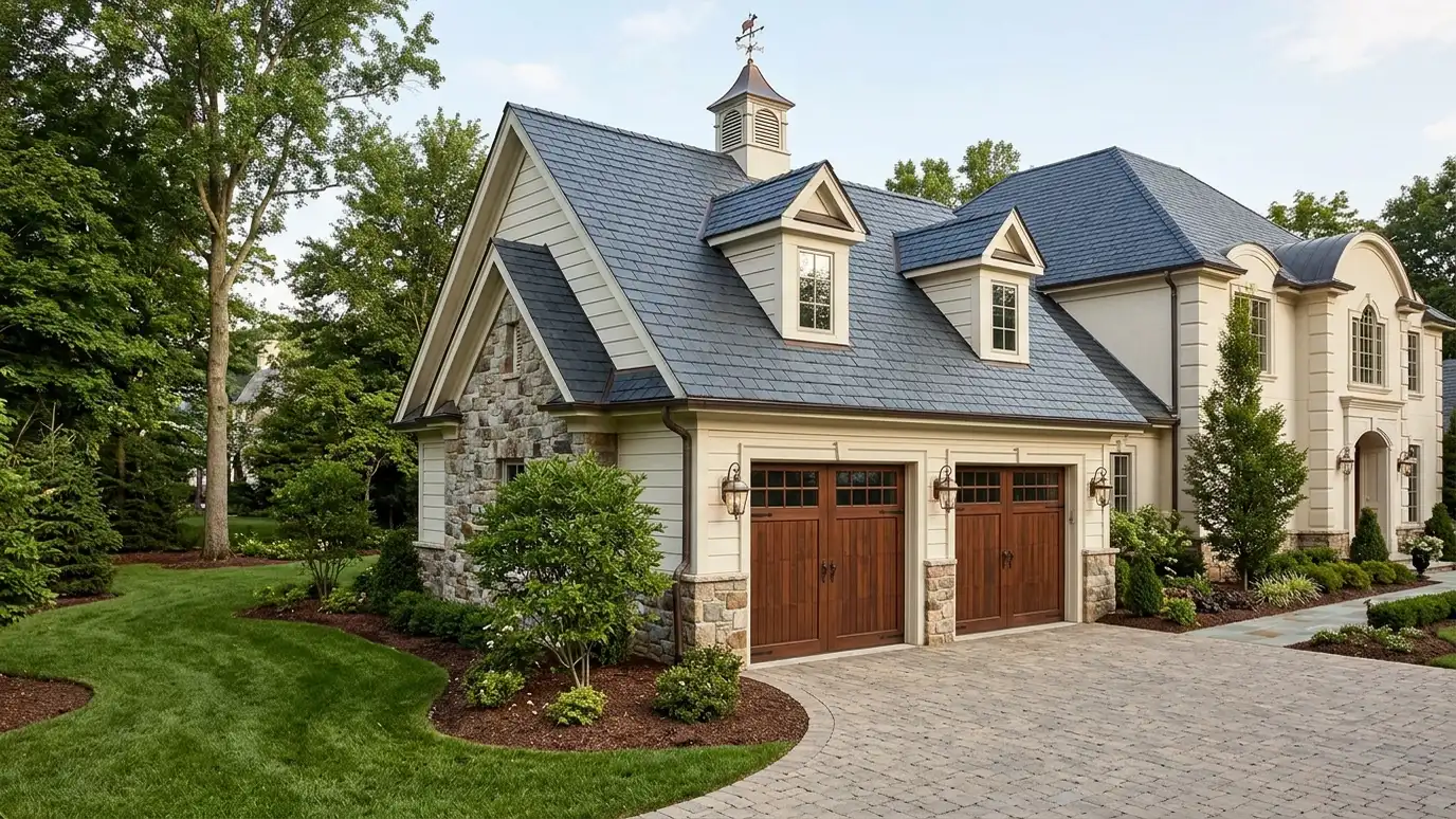 Side-Entry and Custom Roofline Garages in Nashville and Middle Tennessee