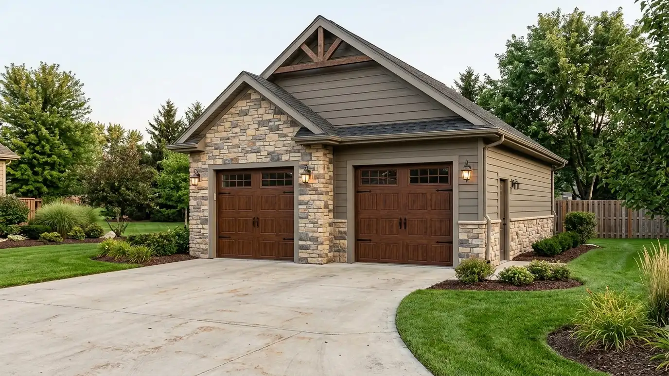 Two-Car Detached Garages in Nashville and Middle Tennessee